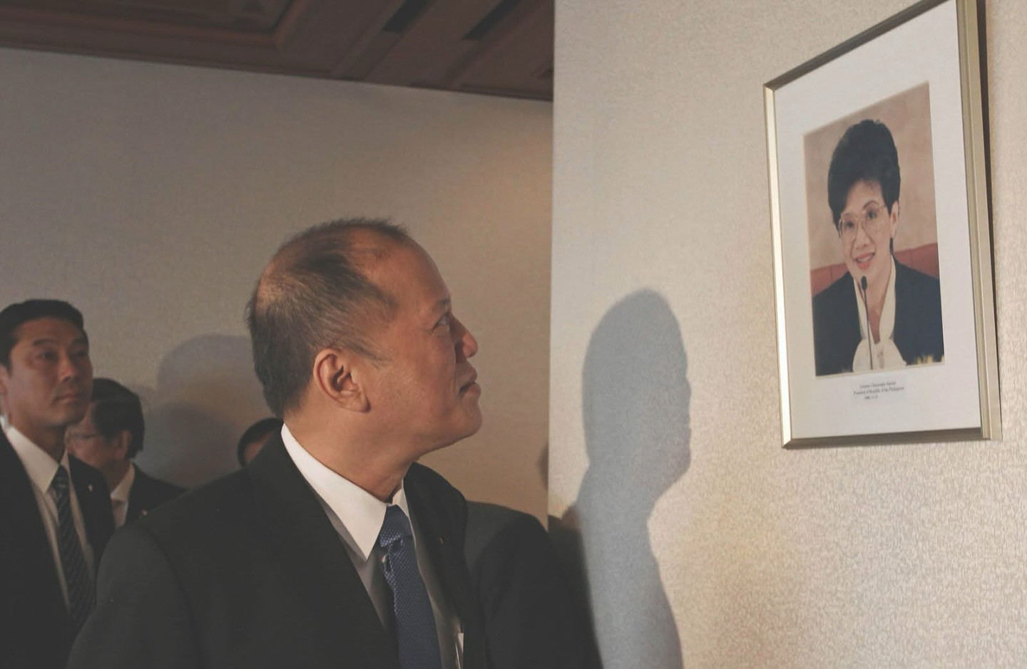 Captured by Malacañang photographer Robert Viñas on June 6, 2015, this image of PNoy gazing at his mother’s portrait at the Japan National Press Club headquarters is featured in the upcoming book PNoy: Filipino, a collection of photographs and tributes honoring the late President.